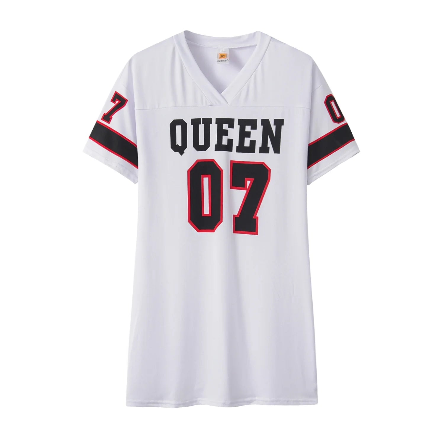 Fashion Women's Short Sleeve QUEEN 07 Printed T-Shirt Women 2025 Spring Summer T-Shirts Femme Clothing