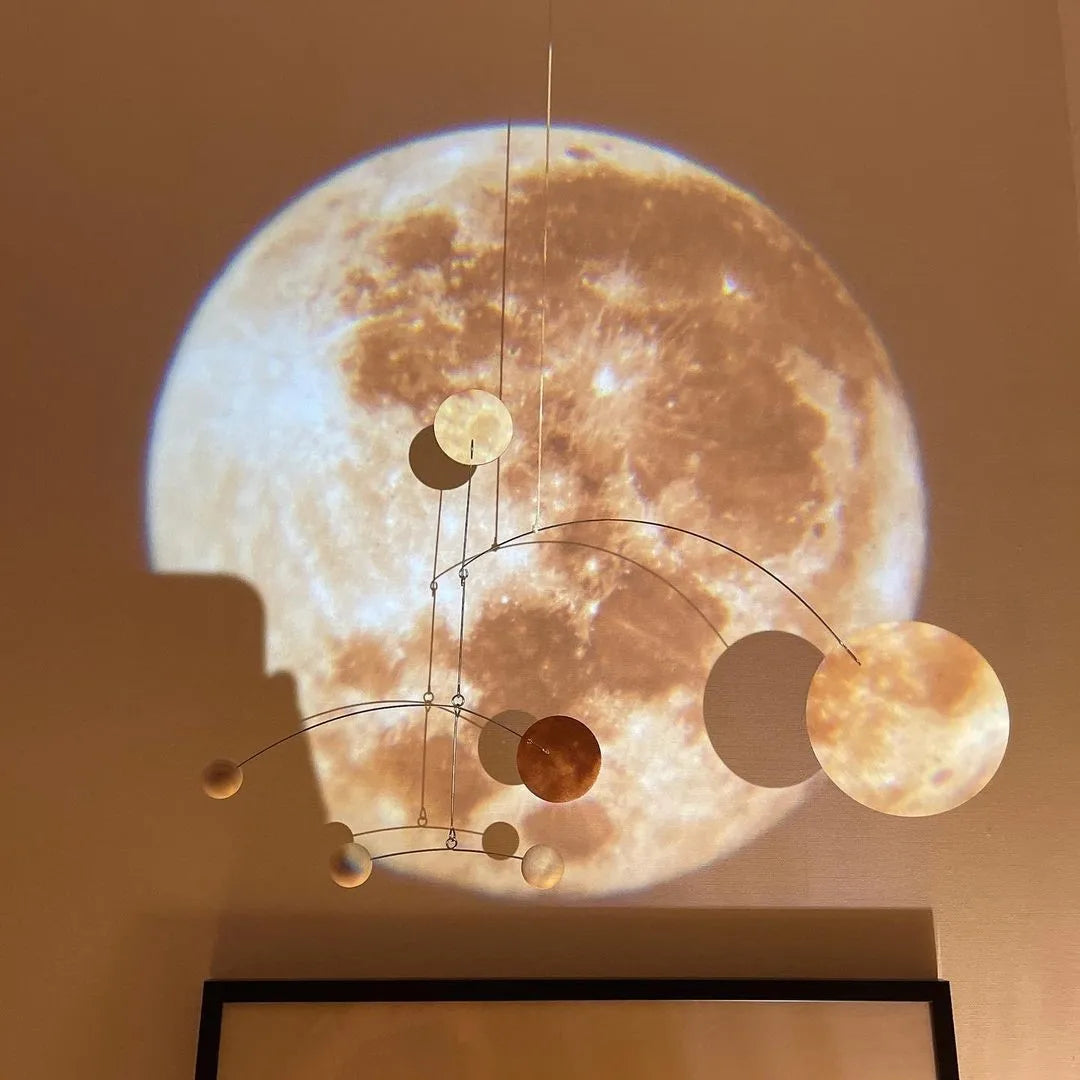 Moon Light Lamp Moon Earth Planet Night Light Projection Lamp Bedroom Table Lamp Atmosphere Night Light