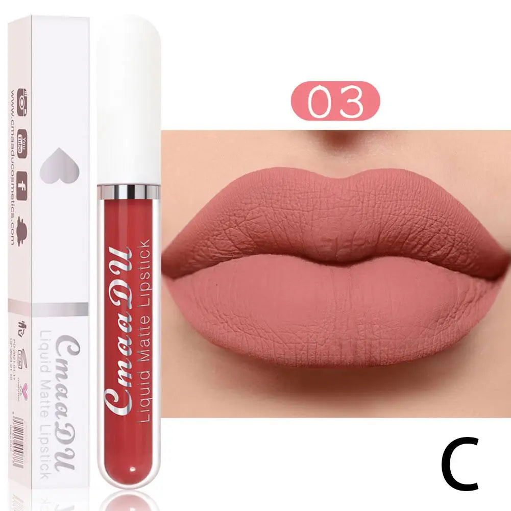 18-Color Waterproof Matte Liquid Lipstick