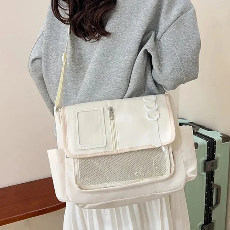Y2K Fashion Transparent Ita Bag Backpack Style