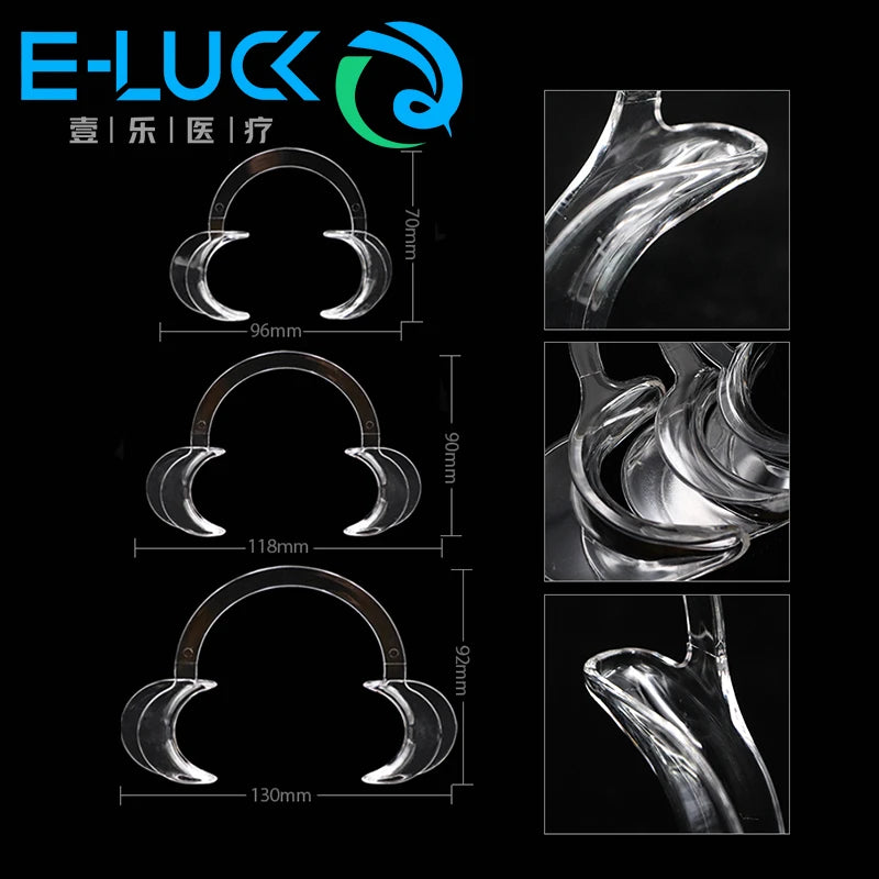 3pcs Dental C-shape Cheek Retractor Lip Mouth Opener Intraoral Dentist Orthodontic Tool For Tooth Whitening
