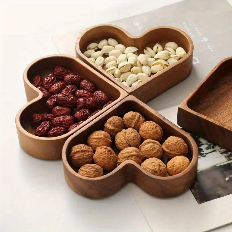 Wooden Heart Dishes
