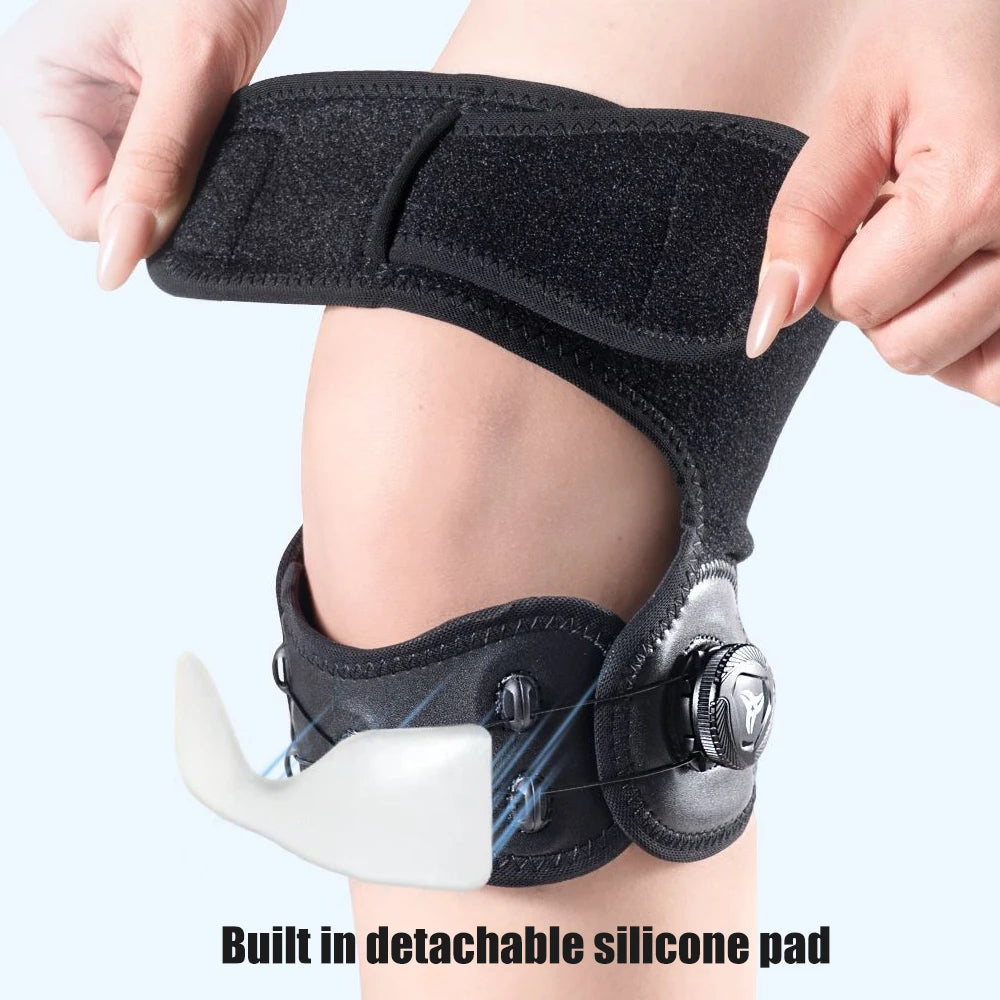 1Pcs Adjustable Knob Patella Knee Brace, Patellar Tendon Support for Men Women, Soccer, Running, Basketball, Tendonitis, Squats