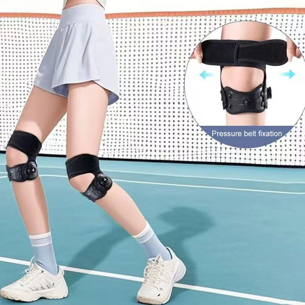 1Pcs Adjustable Knob Patella Knee Brace, Patellar Tendon Support for Men Women, Soccer, Running, Basketball, Tendonitis, Squats