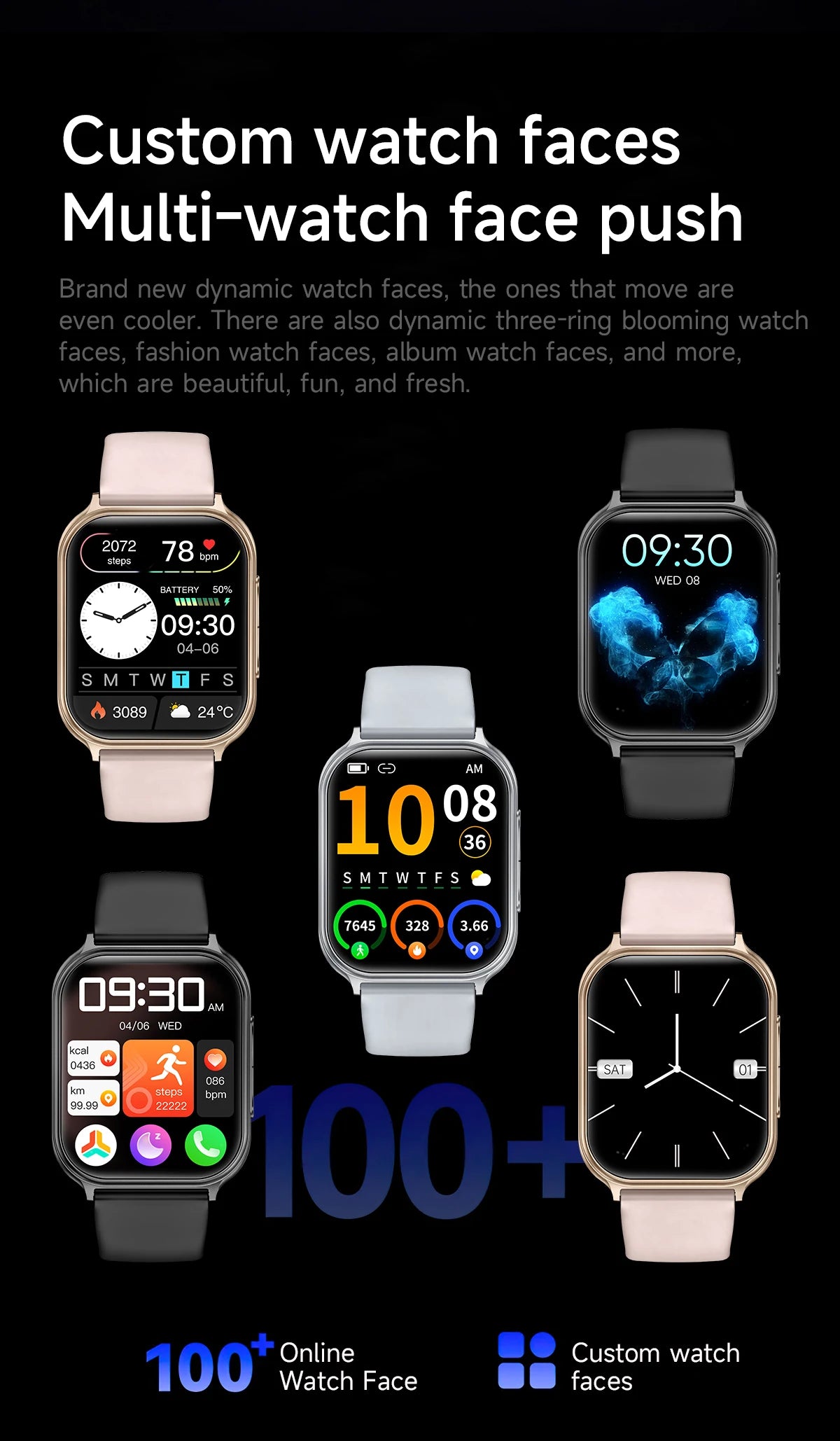 Bluetooth Call Fitness Smart Watch (2026 Model)
