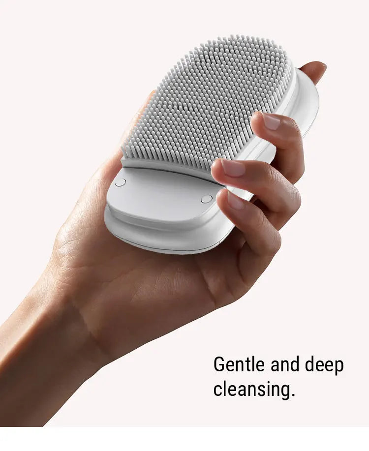 Rechargeable Silicone Bath Massage Brush