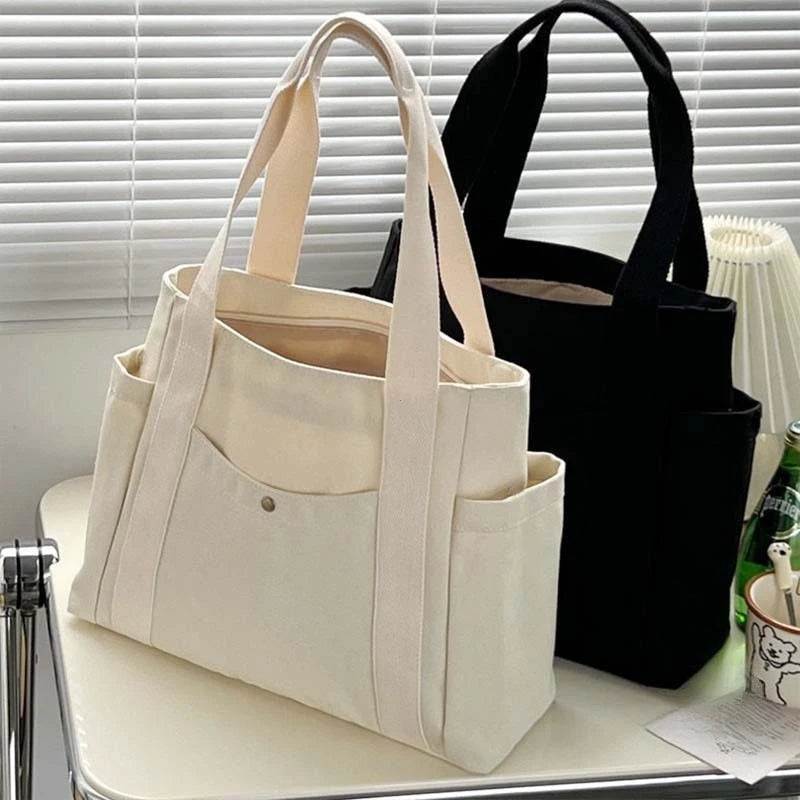 =Women’s Casual Canvas Commuter Tote Bag