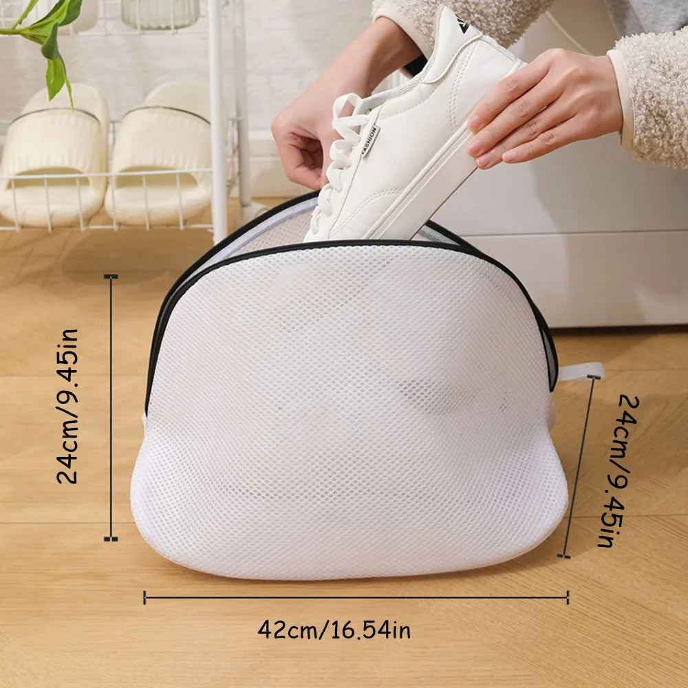 Shoe Washing & Laundry Bag: Protective Mesh Bag for Shoes, Ideal for Machine - Washing, Keeps Shoes Clean and Intact