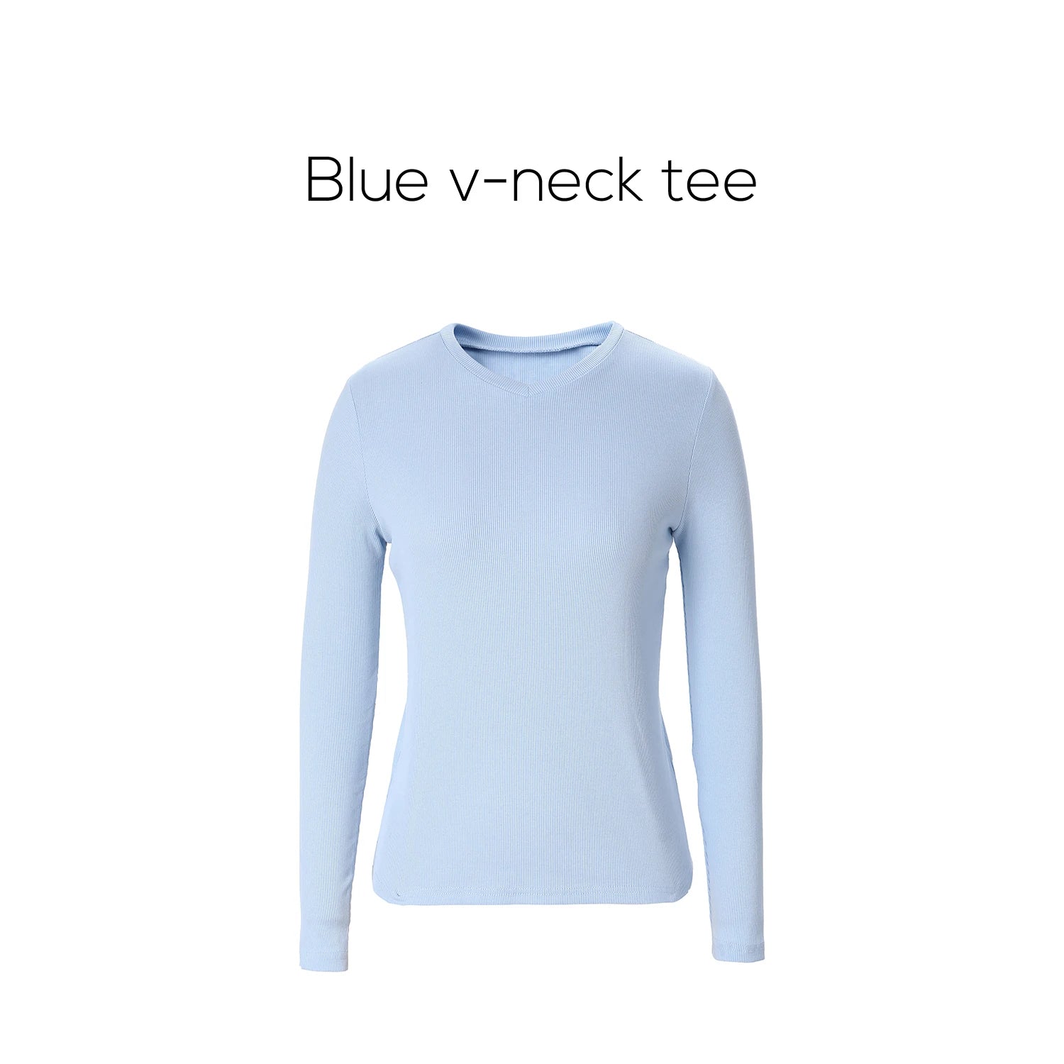 AP SS25 Women Ribbed Shirt V-neck Long Sleeve Top High Quality Satin Skirt Five Color