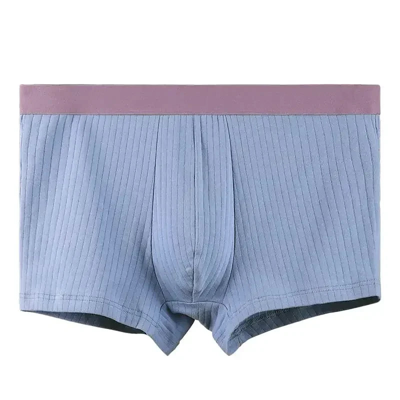 3PC Men's underwear Men's antibacterial cotton boxers summer thin plus size shorts breathable boys sports boxers head
