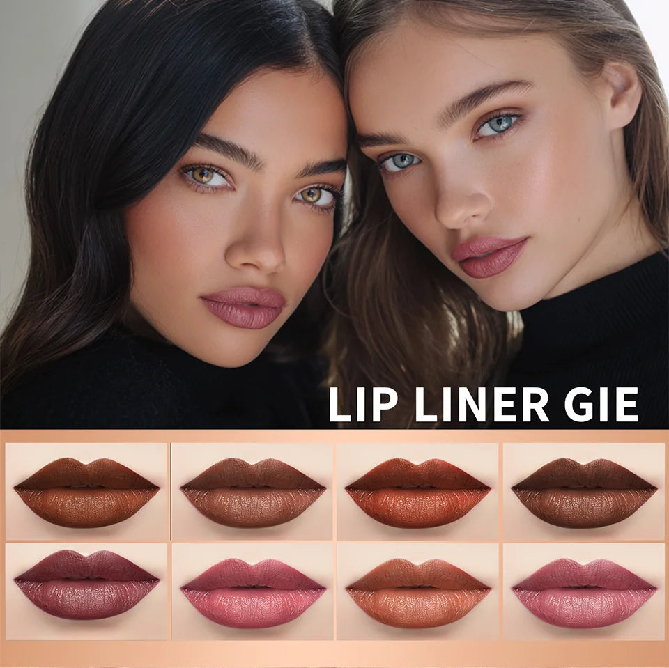 Lakerain Inno Ballpoint Pen Style Lip Liner Long-lasting Non-fading Lip Makeup Lip Line Pen for Clear Definition