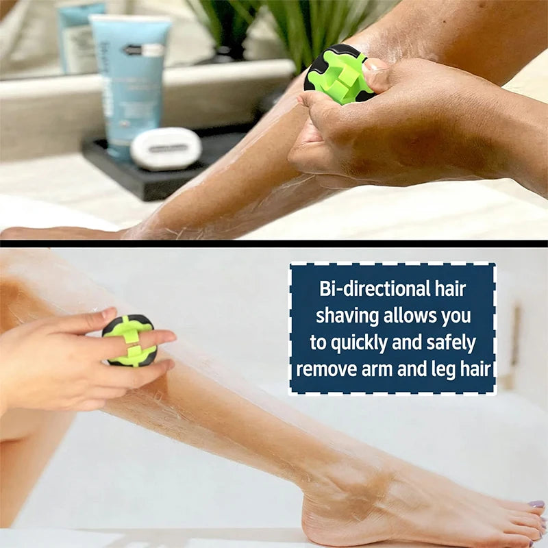 Shavcooo HR100 Multifuntion Hair Shaving Razor Mens Head Shaver Women Body Shaver Portable Safety Haircut Razor with Storage Box