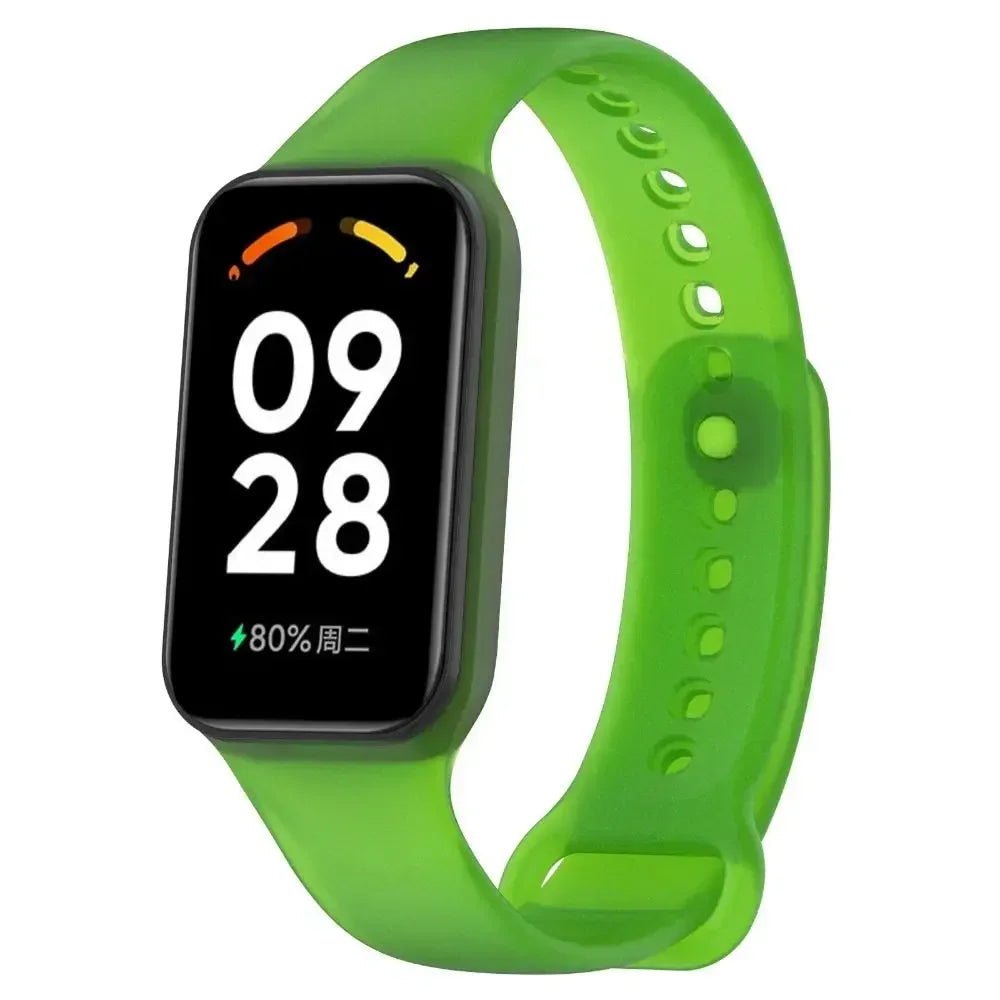 Silicone Strap for Xiaomi Band 8 Active Strap Replacement Sport Band Wristband Correa Bracelet Mi Smart Band 8 Active Watchband