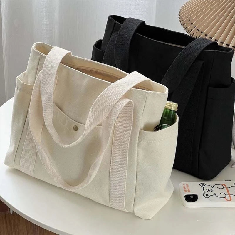 =Women’s Casual Canvas Commuter Tote Bag