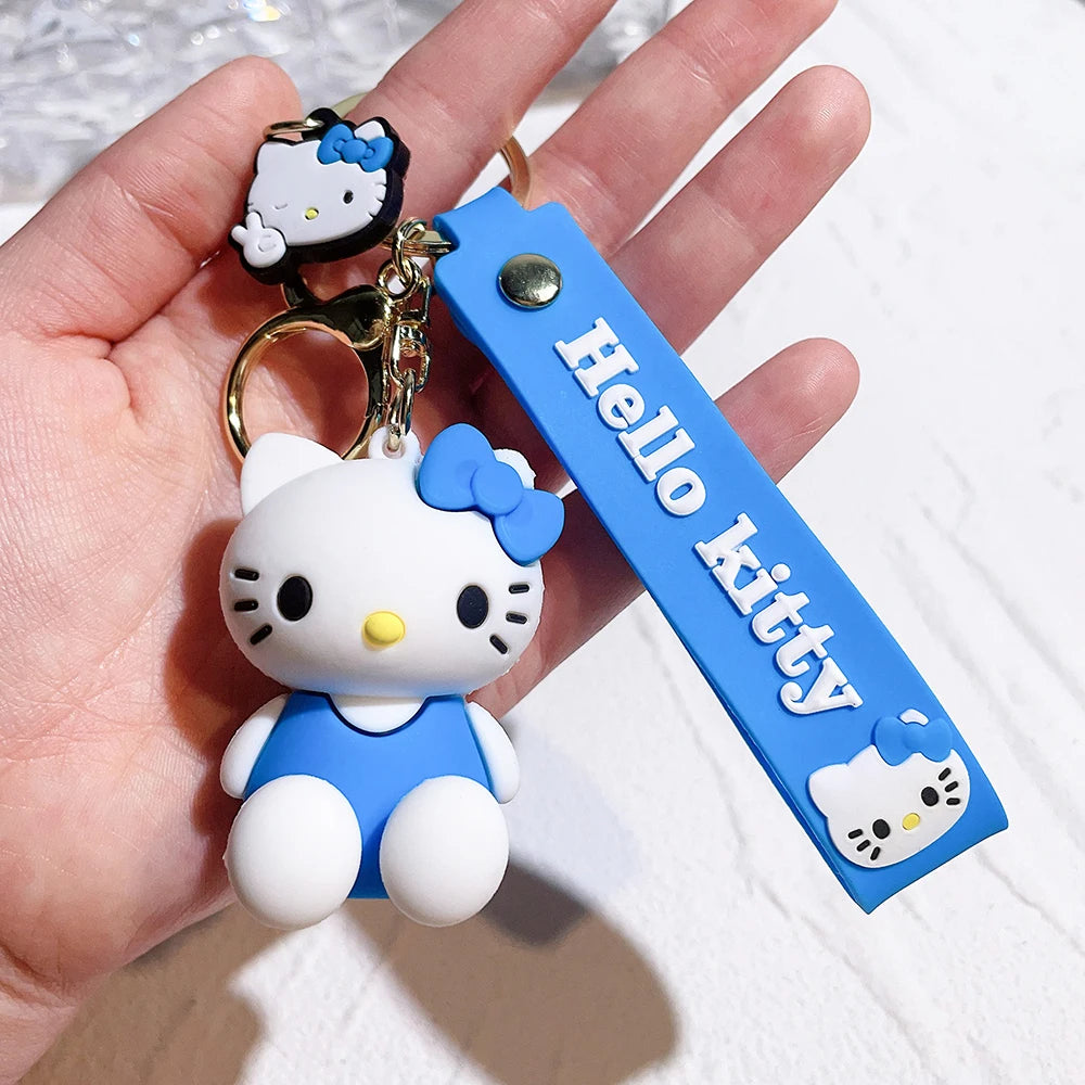 Cute Capybara Animal Keychains For Creative Car Keychain Cartoon Capibala Pendant Women Doll Keyring Charm Holiday Gifts Jewelry