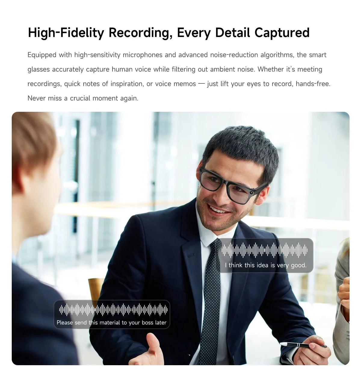 2026 Brand New AI Smart Glasses 100W HD Camera Take photos AI Translation Surround Music Recording BT Call Men Women Sunglasses