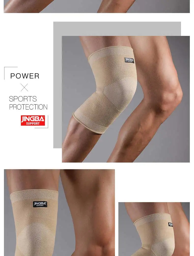 JINGBA SUPPORT Sports Basketball Knee Pads Support Elastic Nylon Knee Brace Volleyball Knee Protector Rodillera Deportiva