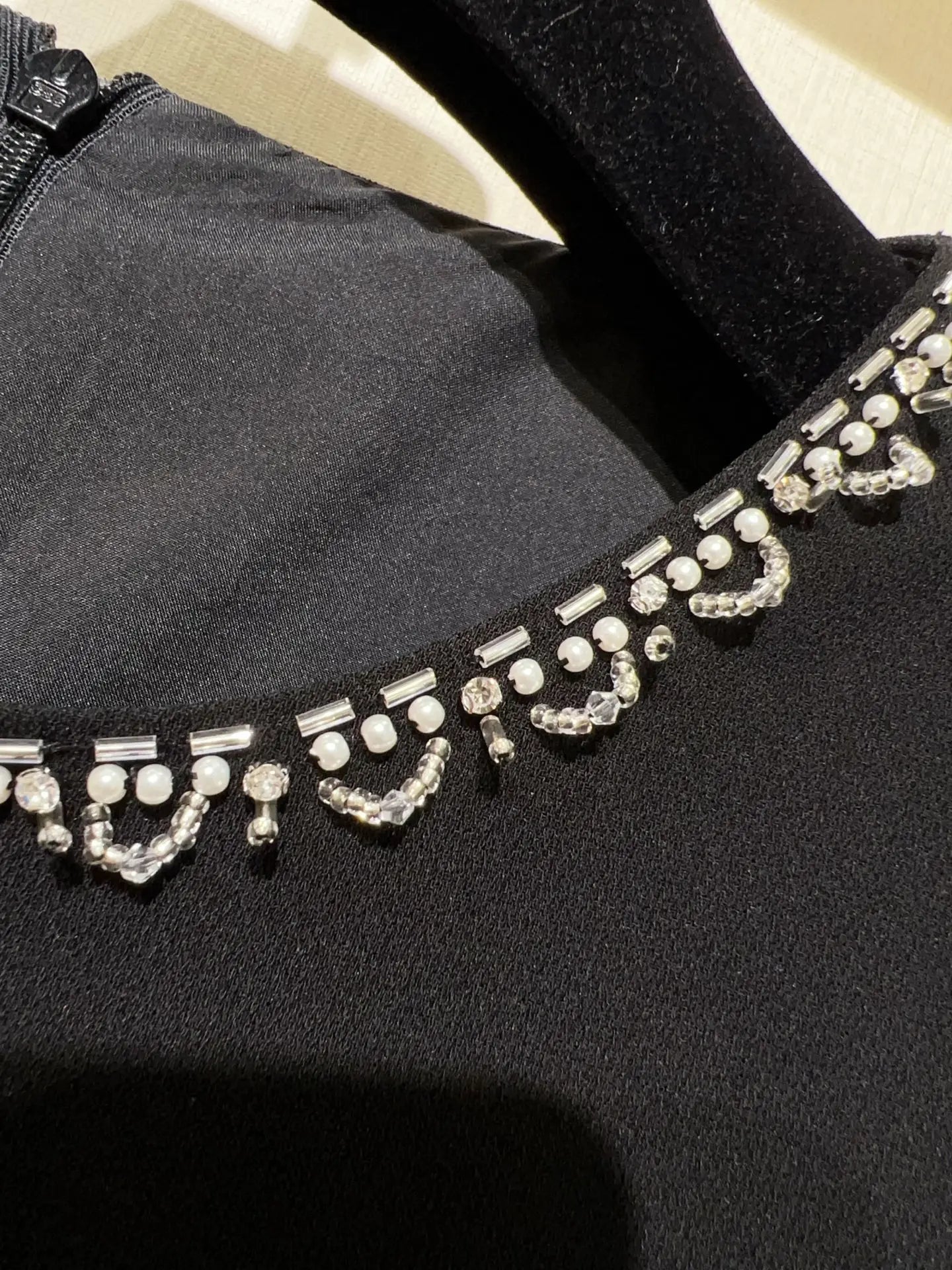 ZJYT Elegant Luxury Summer Dresses for Woman 2026 Short Sleeve Beading Black Casual Party Dress Female Clothing Vestidos Ladies