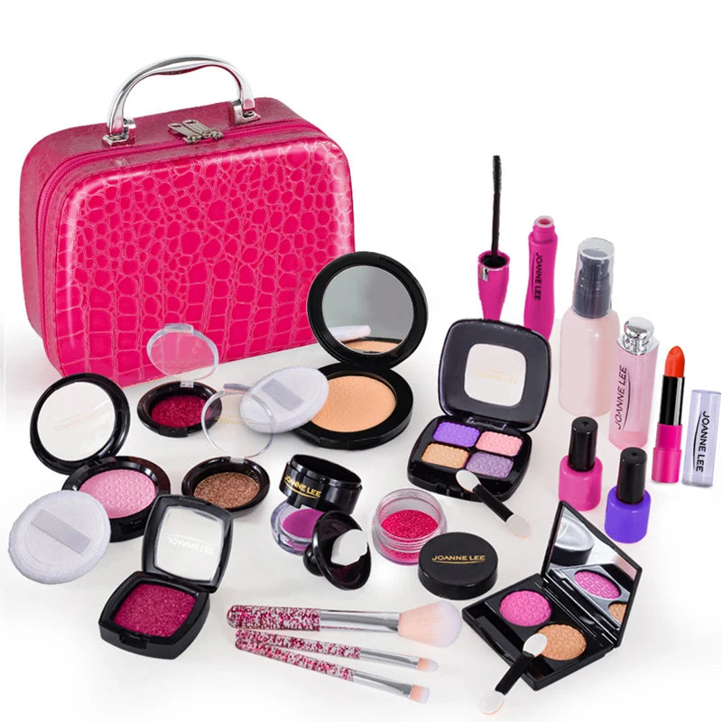 Kids Toys Simulation Cosmetics Set Pretend Makeup Toys Girls Play House Simulation Make up Educational Toys for Girls Fun Game
