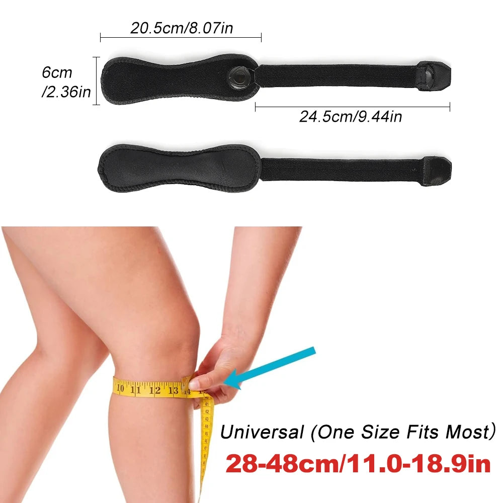 1PCS Adjustable Patella Knee Strap – Design Knob Brace for Jumper’s Knee,Tendonitis & Arthritis – Support for Running,Basketball