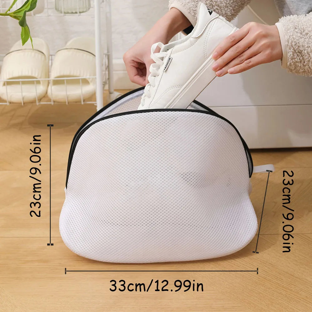 Shoe Washing & Laundry Bag: Protective Mesh Bag for Shoes, Ideal for Machine - Washing, Keeps Shoes Clean and Intact