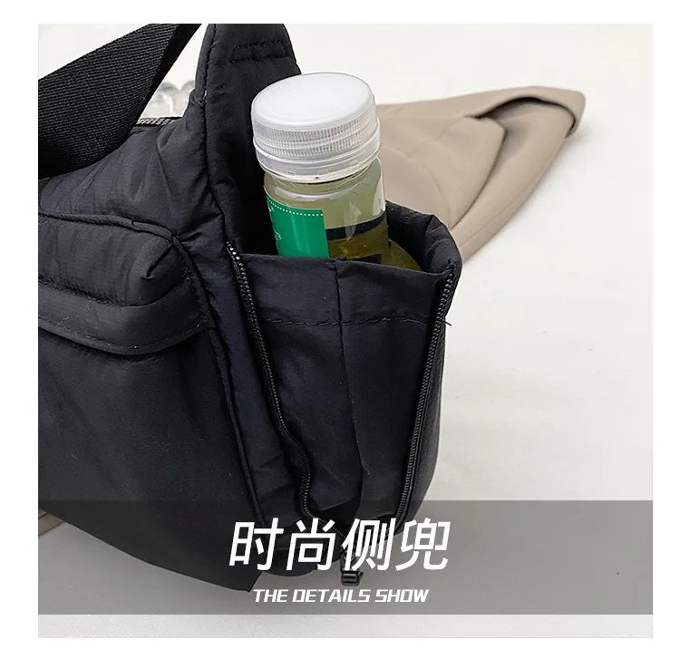 Spring and summer canvas bag women's new hot selling women's bag Youjia high-end sense one-shoulder crossbody bag light luxury n