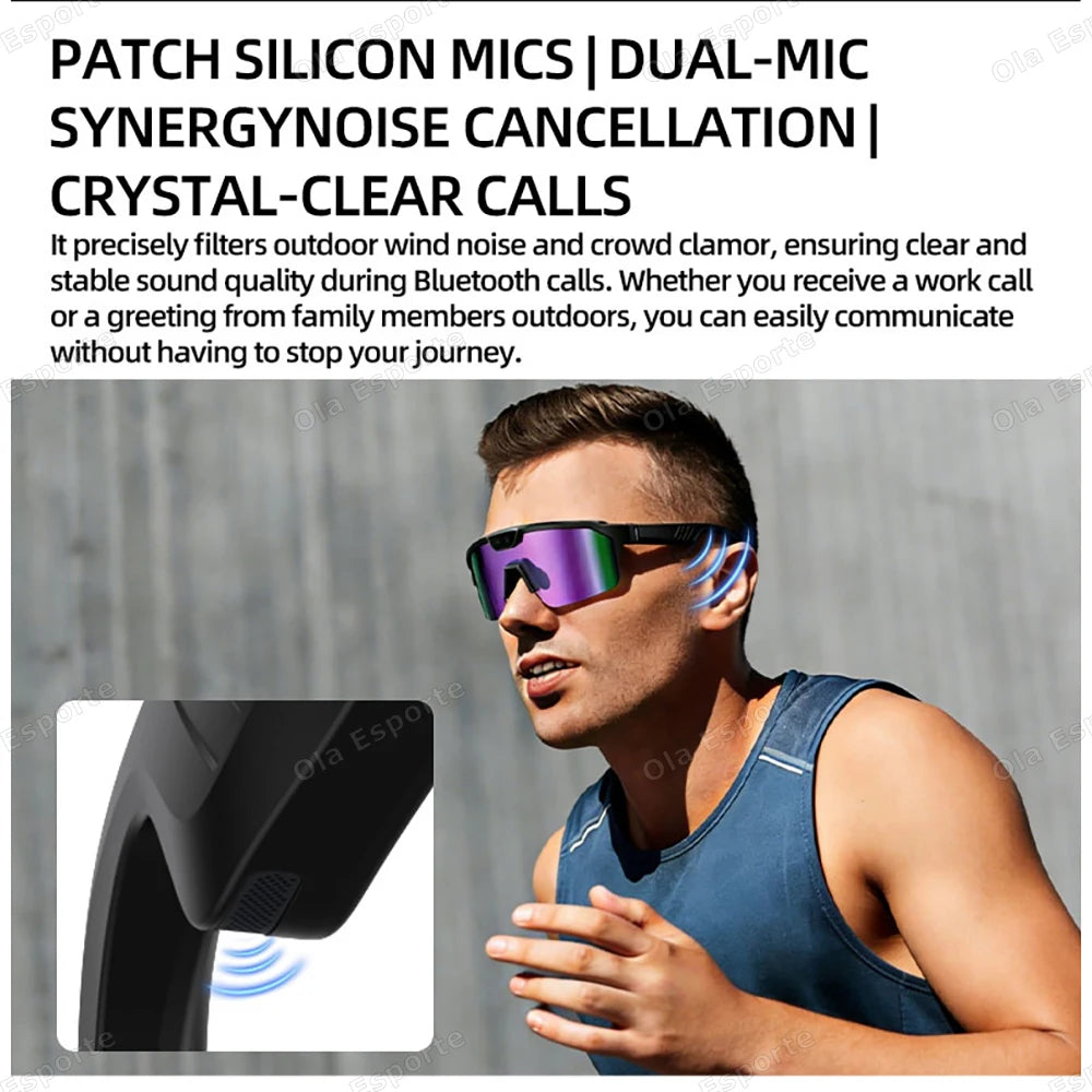 2026 New AI Smart Shooting & Recording Glasses with 800W Camera HD Anti-shake Bicycle Riding Shooting Artifact Windproof Goggles