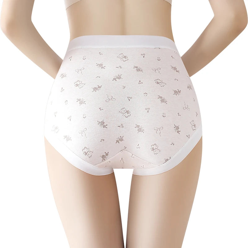 Postpartum Panties Breathable Women's Cotton Briefs Cartoon Intimate Clothes for Women Maternity Underwear Pregnant Panty Gifts