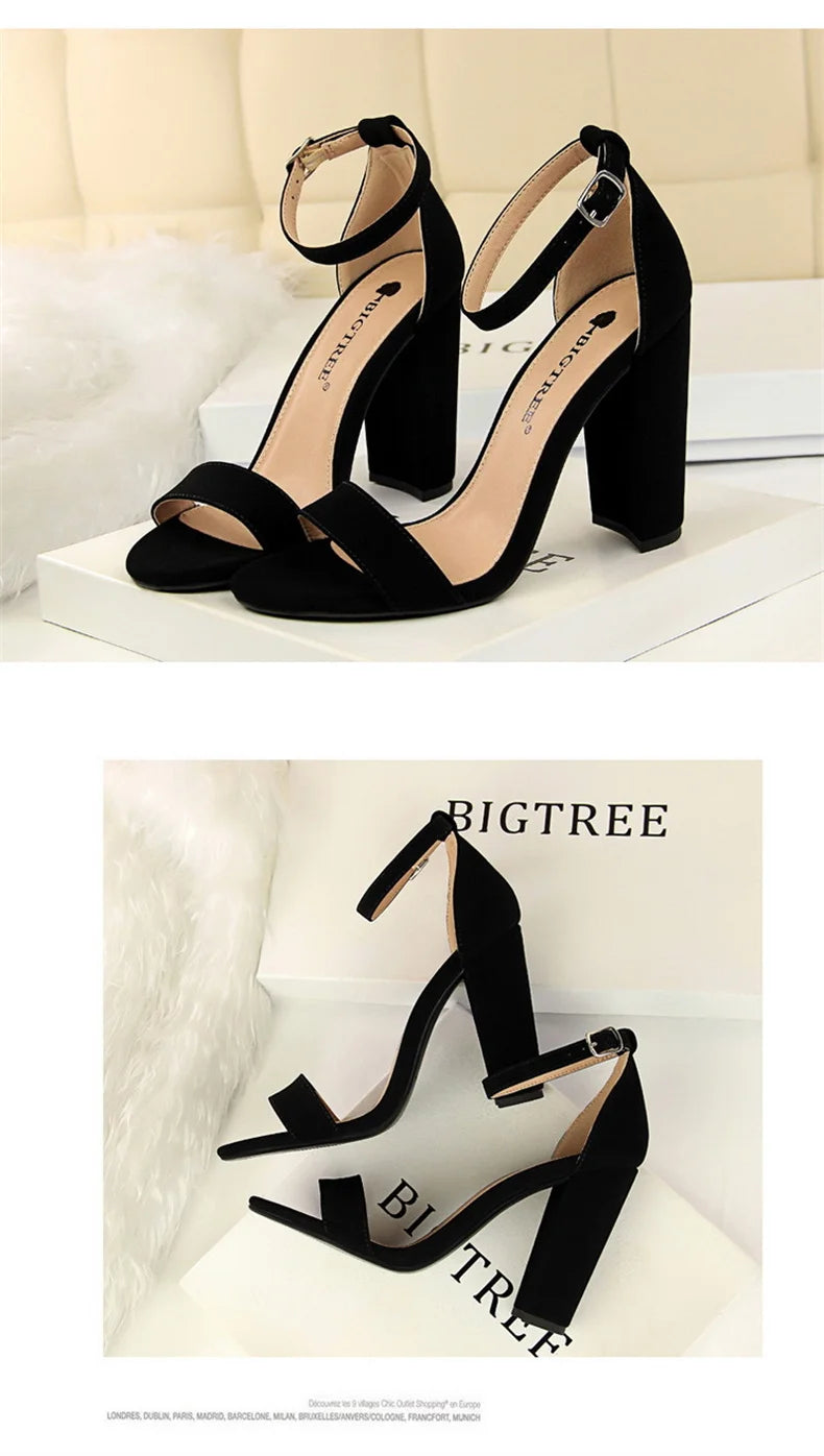 Summer Women’s Gladiator Block Heel Sandals