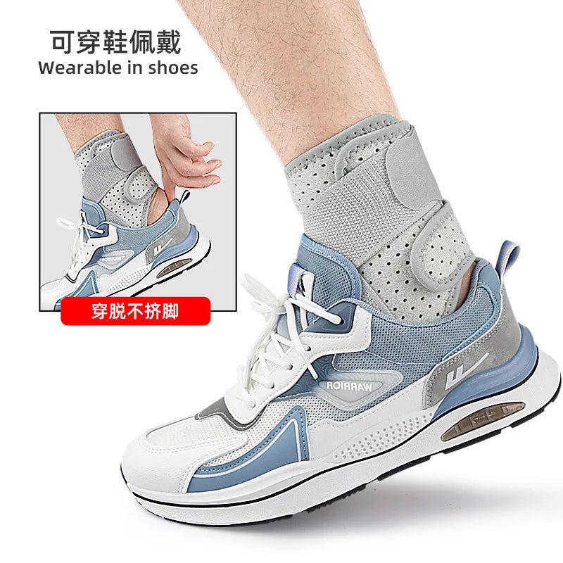 Ankle Support Brace for Sports Men Women Anti Sprain Adjustable Compression Sleeve Professional Stabilizer for Hiking Recovery