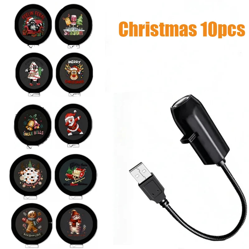USB Ceiling Moon Earth Projection Atmosphere Light Starry Sky Lamp Night Light Romantic Bedroom Decoration Galaxy Projector