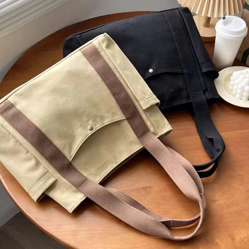 =Women’s Casual Canvas Commuter Tote Bag