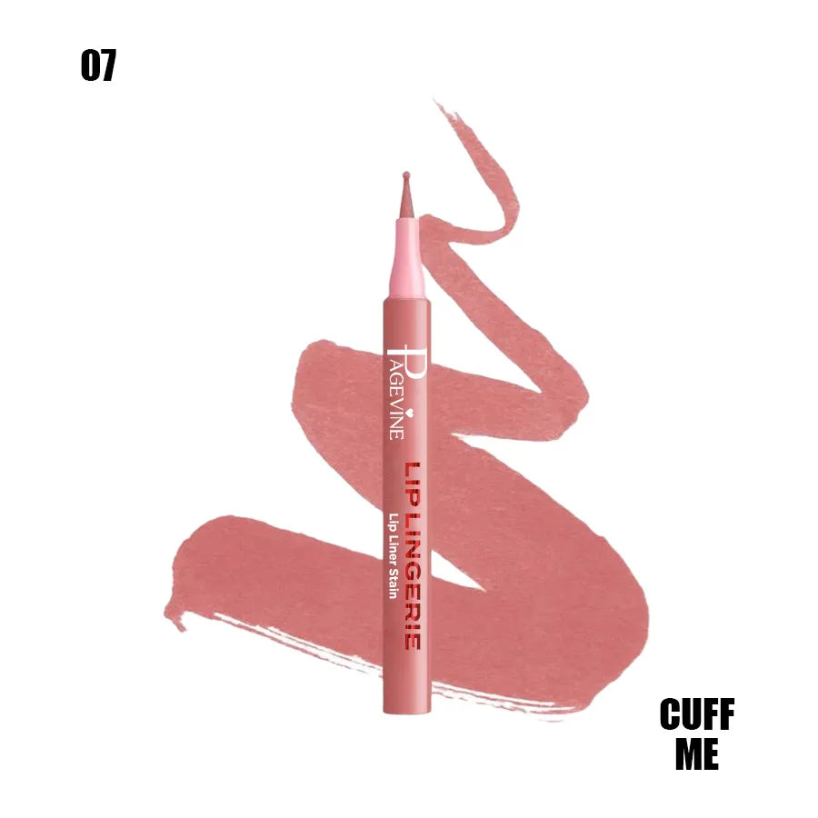 Round Tip Lip Makeup Pencil Natural Color Long Lasting Waterproof Smudge-Proof Smooth Application Lip Liner