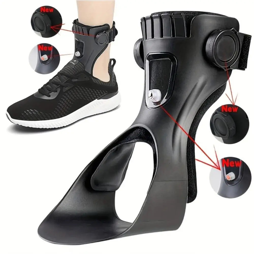 Knob Adjustment Plantar Fasciitis Splint Brace Buckle Airbag Dorsal Drop Foot Orthopedic Brace Comfortable Skin-friendly