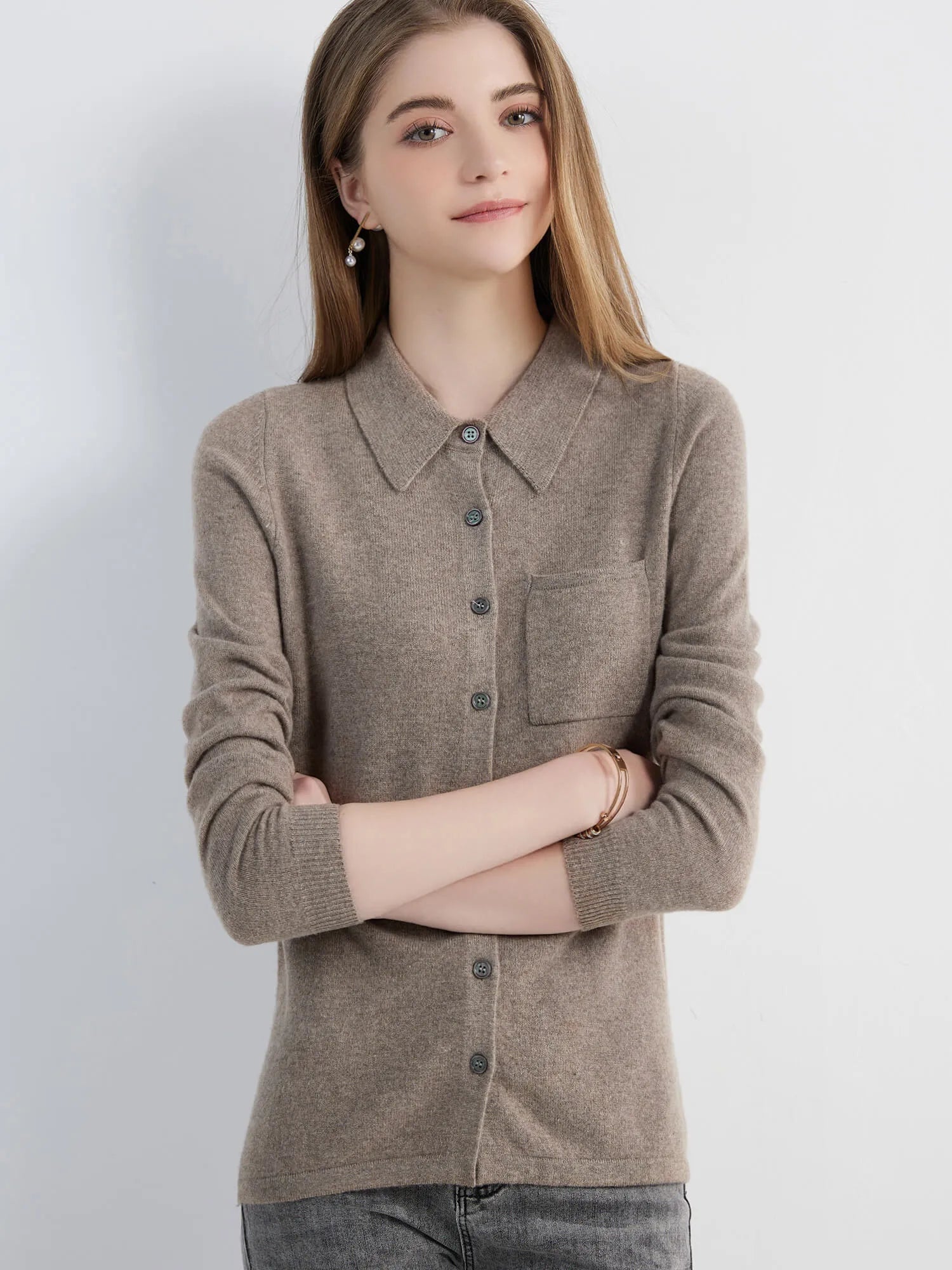 Cardigan for Women Tops Sweater Knitwears Cardigans Knit Coat 100% Wool 2023 Spring Vintage Jumper Jacket Clothes Korean Fashion