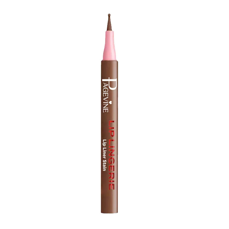 Round Tip Lip Makeup Pencil Natural Color Long Lasting Waterproof Smudge-Proof Smooth Application Lip Liner