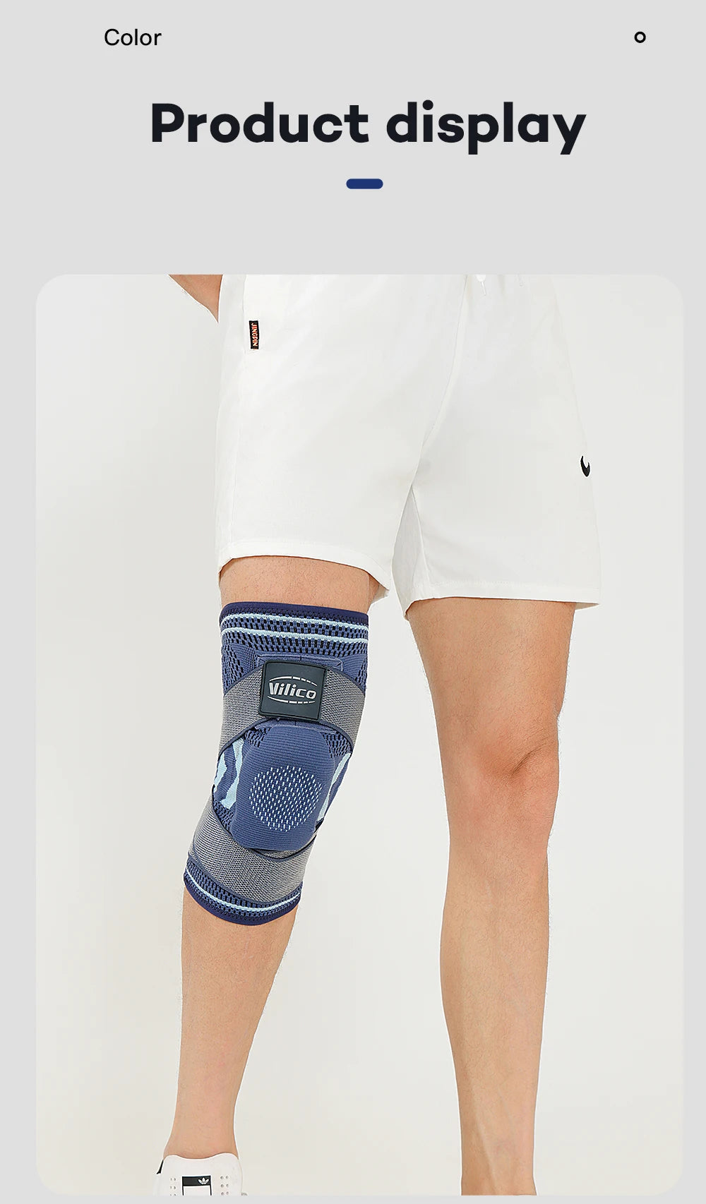 1PC Knee Brace Compression Knit Knee Pad For Sports Quickly Absorb Perspiration Keep Knees Warm Knee Boosters Breathable Support