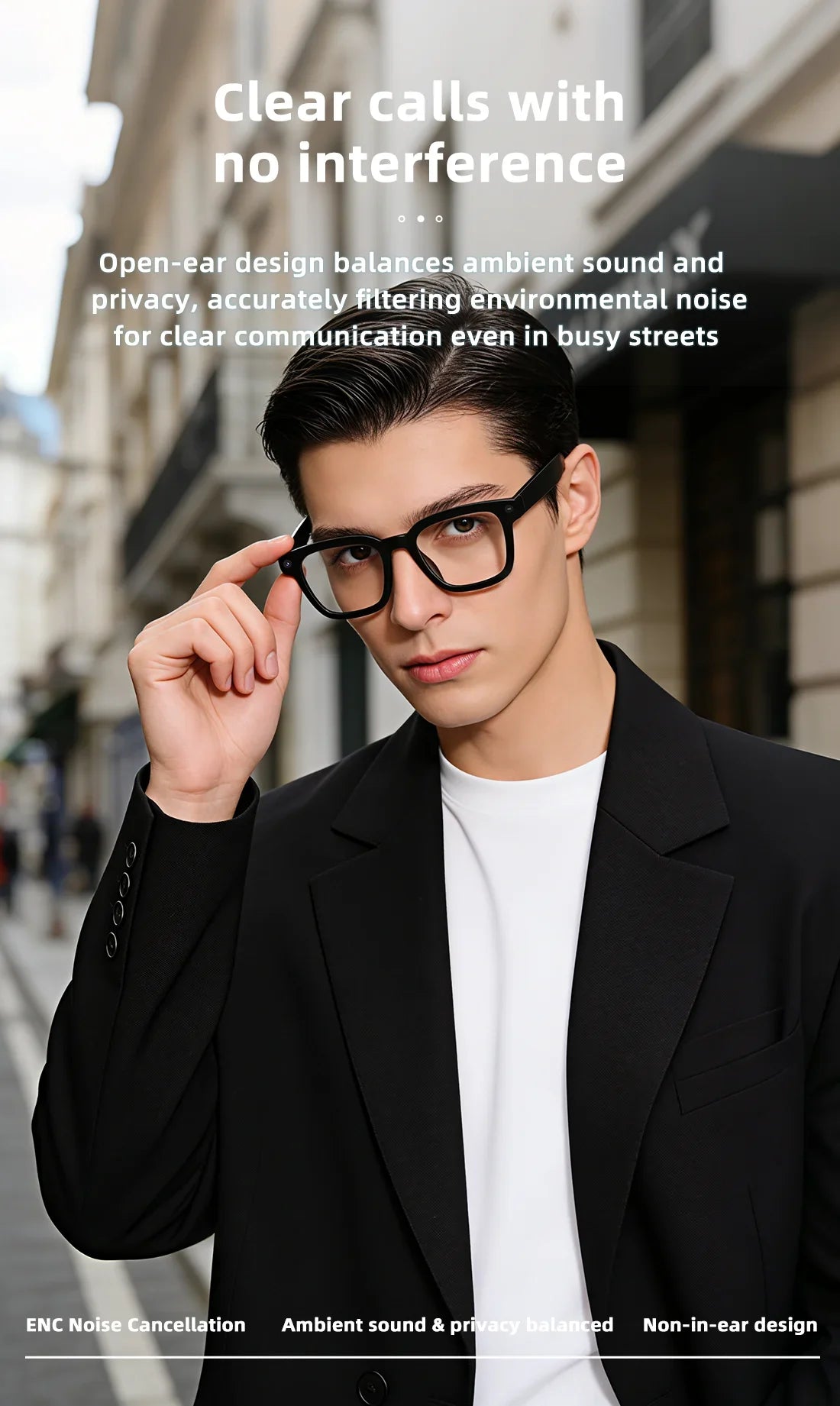 AI Smart Glasses 800W Camera Recording AI Photo Recognition BT Call Real Time Translation Voice Assistan Sunglasses Men Women