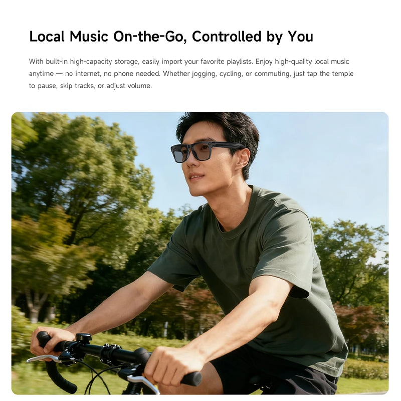 2026 Brand New AI Smart Glasses 100W HD Camera Take photos AI Translation Surround Music Recording BT Call Men Women Sunglasses