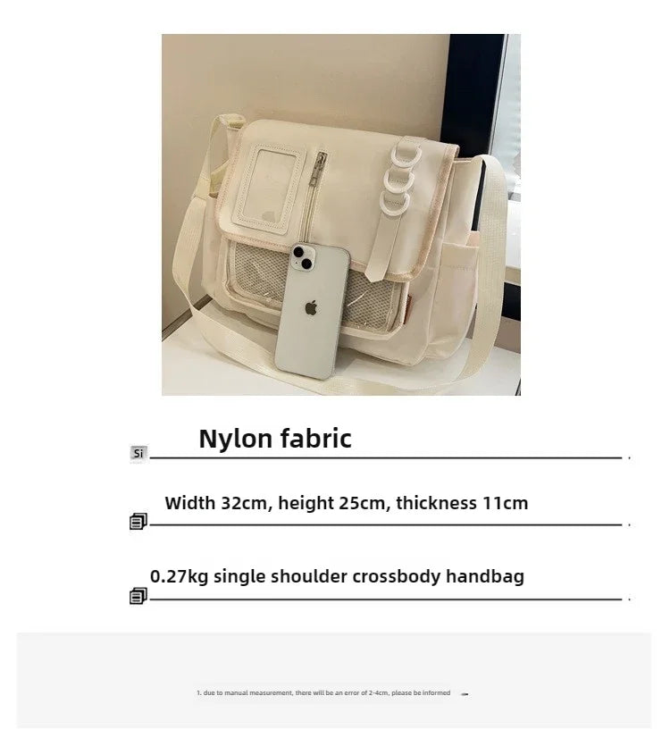 Y2K Fashion Transparent Ita Bag Backpack Style