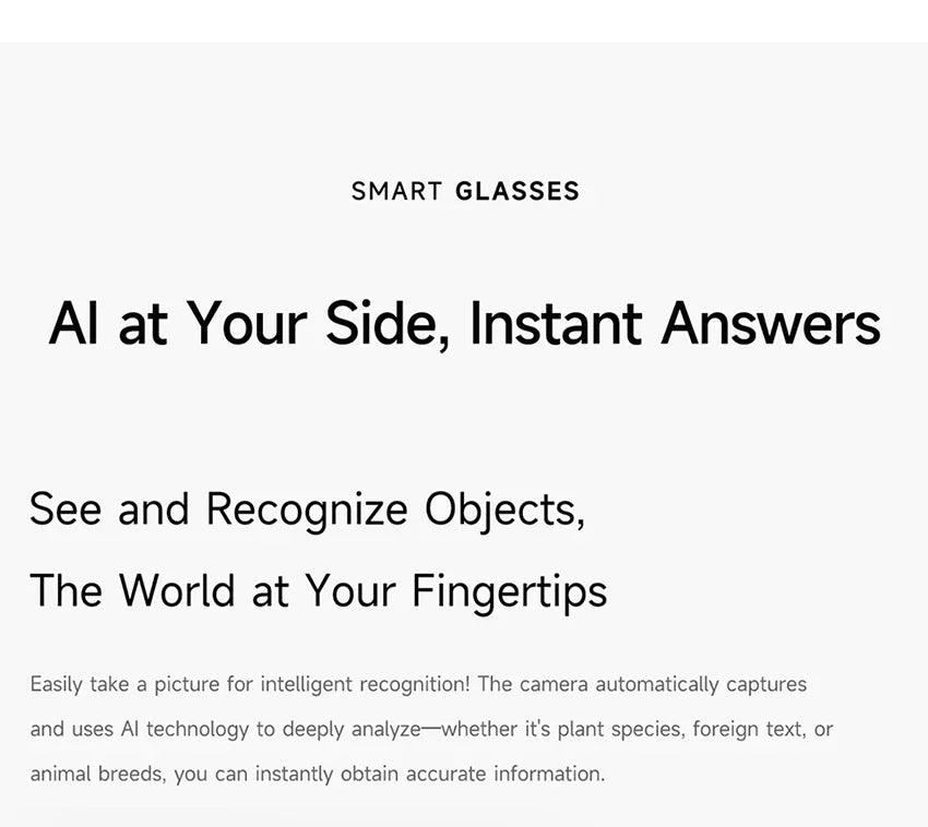 New Smart AI Glasses 800W Shooting Camera HD Photo Video Voice Call Translation Waterproof Bluetooth AI Motorcycle Glasses
