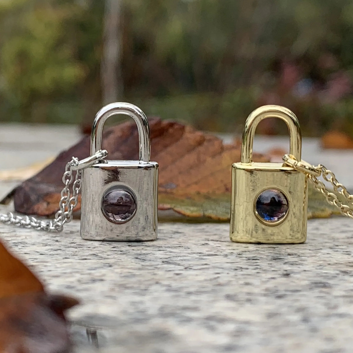 Valentine's Day Gift Photo Custom Projection Necklace Lock Shaped Projection Necklace Lover Family Wife Husband Memory Gift