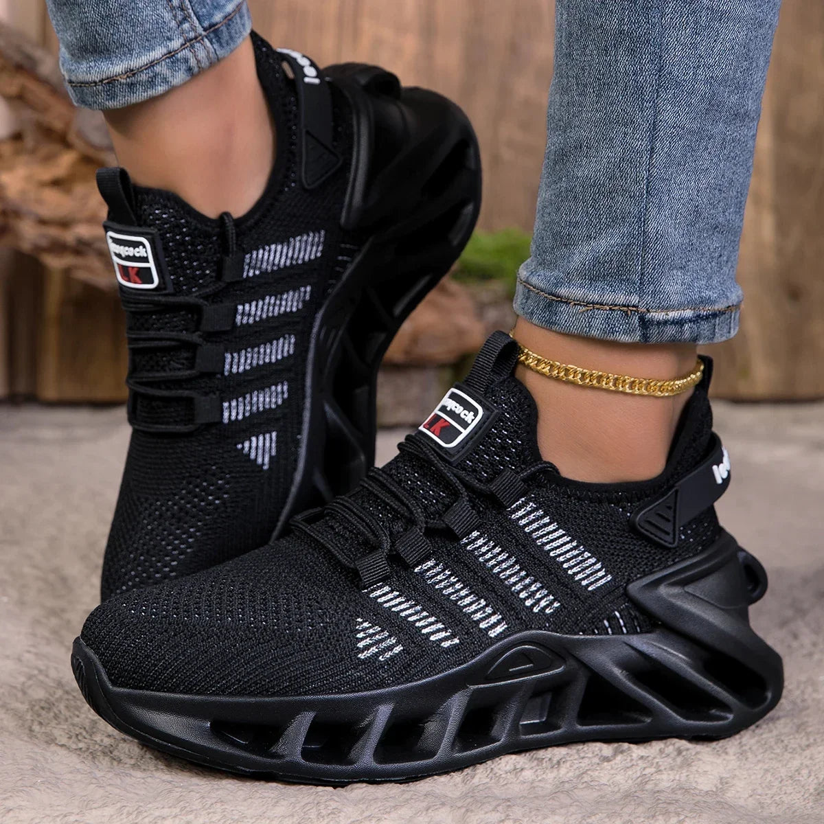 YRZL Running Shoes Men Women Sneakers Casual Sports Shoes Breathable Comfortable Tennis Shoes Woman Sneakers Size 36-45