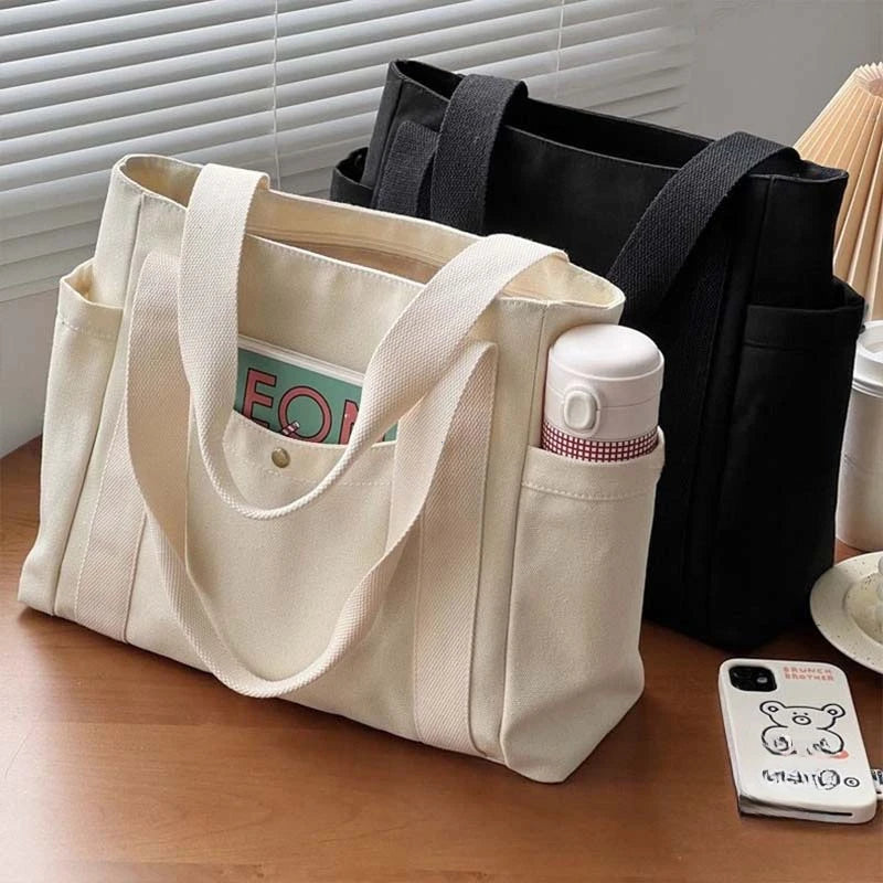 =Women’s Casual Canvas Commuter Tote Bag