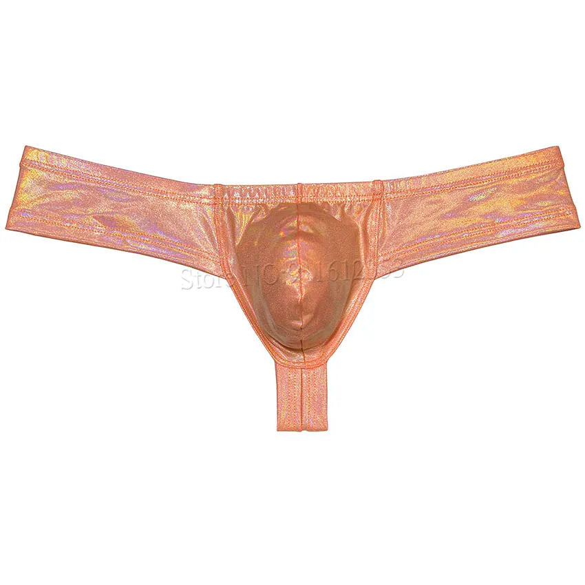 Sexy Men's Soft Wet Look Underwear Pouch Enhancing Underpants Hipster Mini Bikini Boxer Briefs