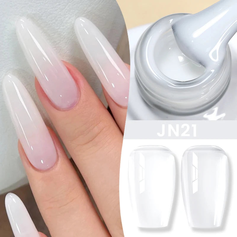 BORN PRETTY 10ml Blood Red Jelly Transparent Gel Nail Polish Wine Red Winter Color Semi Permanent Soak Off UV LED Varnish