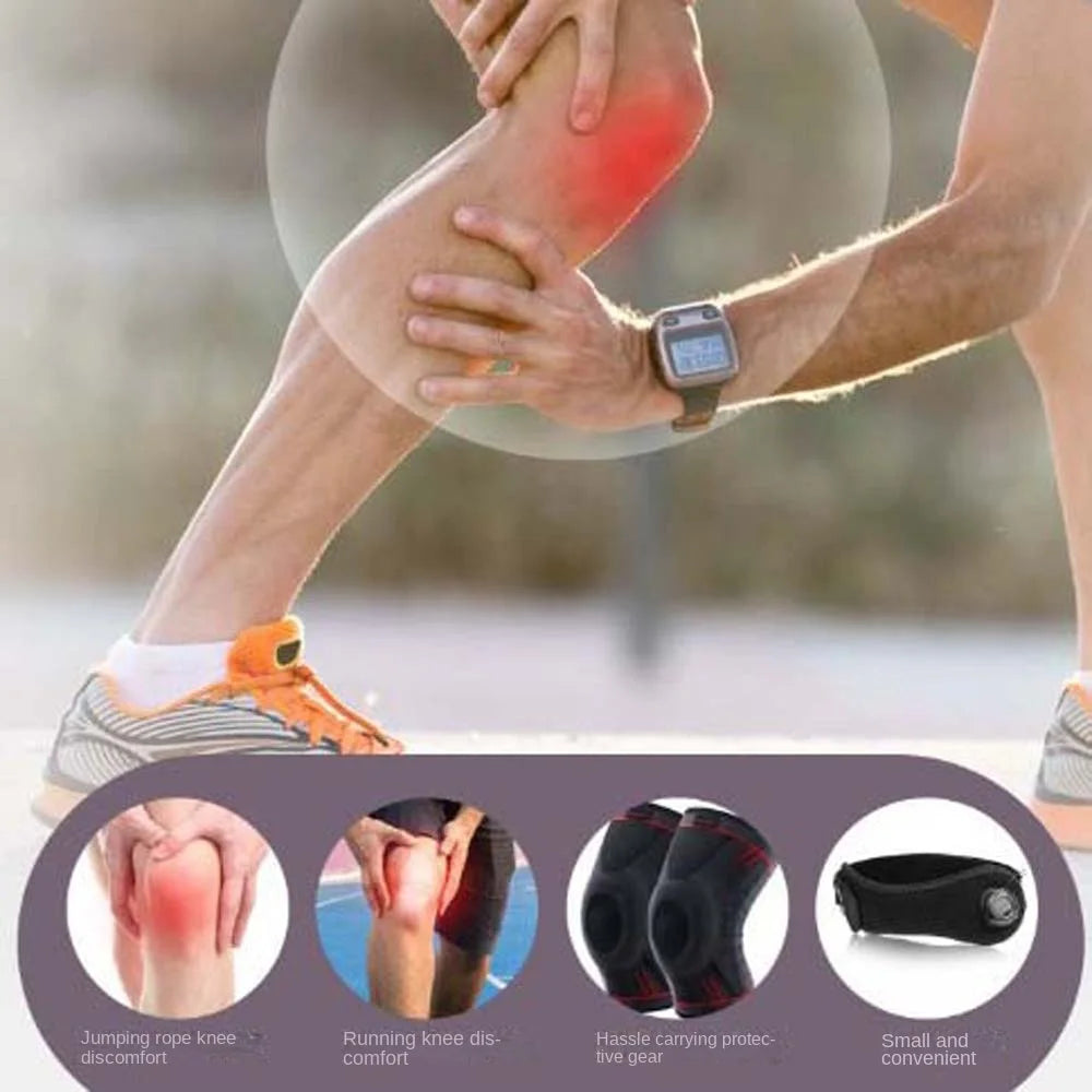 Adjustable Knob Sports Knee Guard Band Protecting Meniscus Tendon Injury Patellar Strap Knee Pads Prevent Ligament Strain