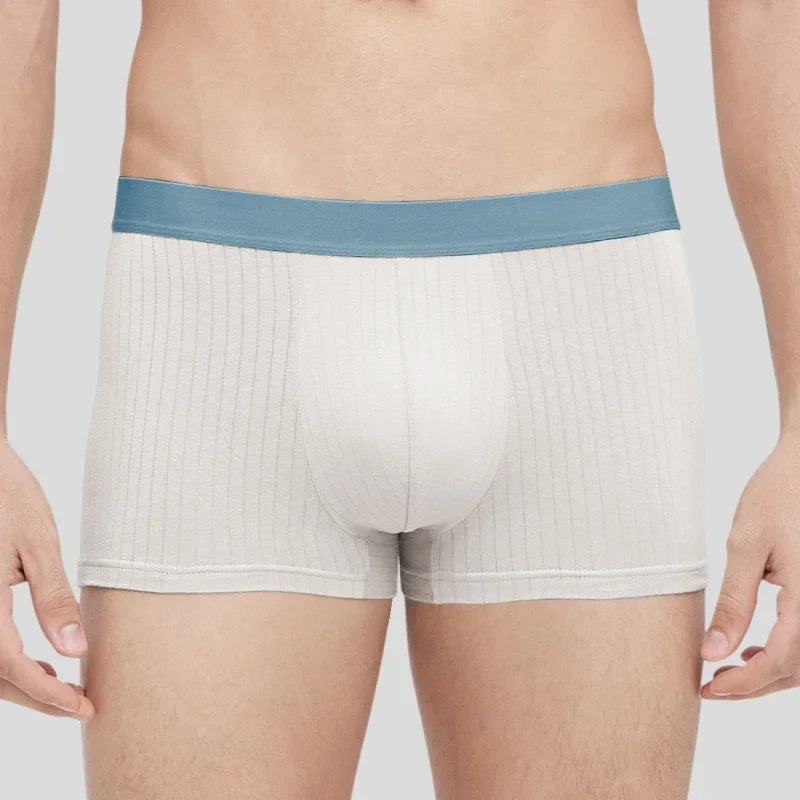 3PC Men's underwear Men's antibacterial cotton boxers summer thin plus size shorts breathable boys sports boxers head