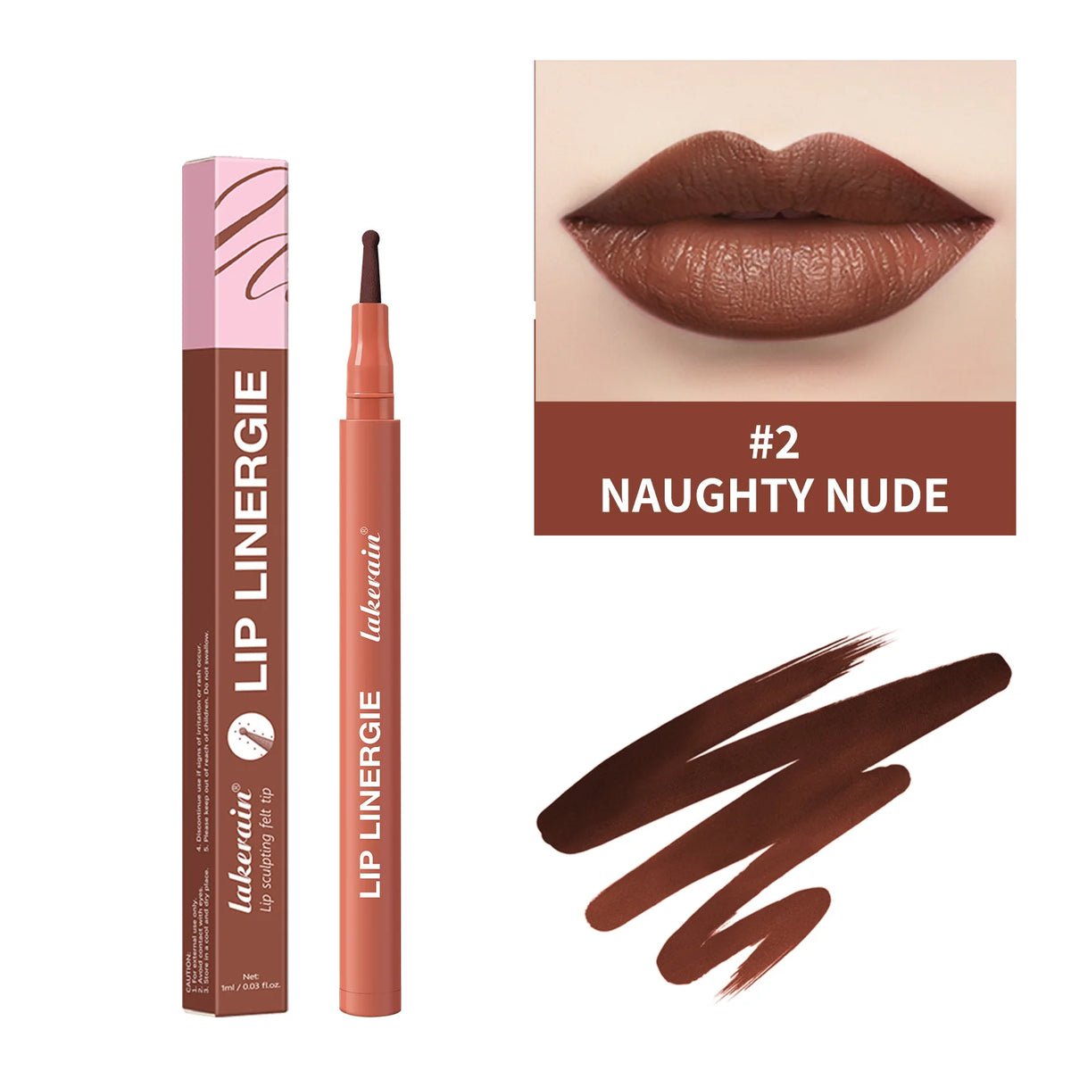 8 Colors Lip Lingerie Lip Liner Long Lasting Waterproof Stain Transfer Proof Smudge Resistant Color No Bleed Formula Cosmetics
