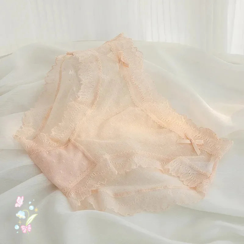 Women Underwear Panty Sexy Lace Pantiesr Girl Hollow Out Comfort Briefs Low Waist Seamless Underpants Female Calzones Para Mujer